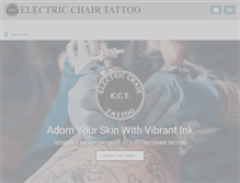 Tablet Screenshot of electricchairtattoo.com